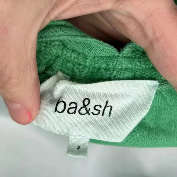 BA&SH Joyce Ruffled Cotton Midi  Dress, size M - Picture 14 of 16